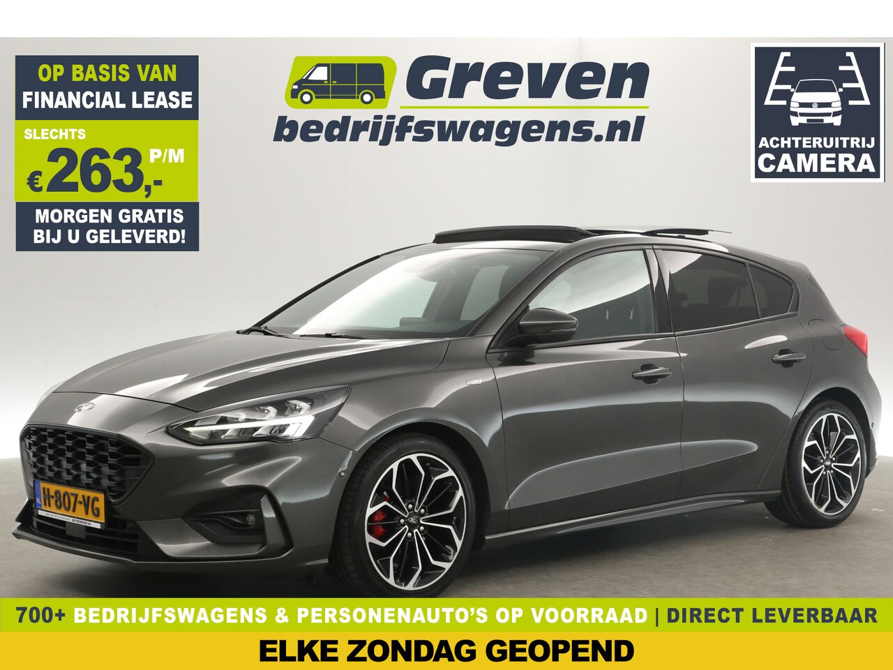 Ford Focus - 1.0 ST Line Pano Bowers&Wilkins Clima Camera Carplay Cruise LED Navi PDC 18"LMV Trekhaak - AutoWereld.nl