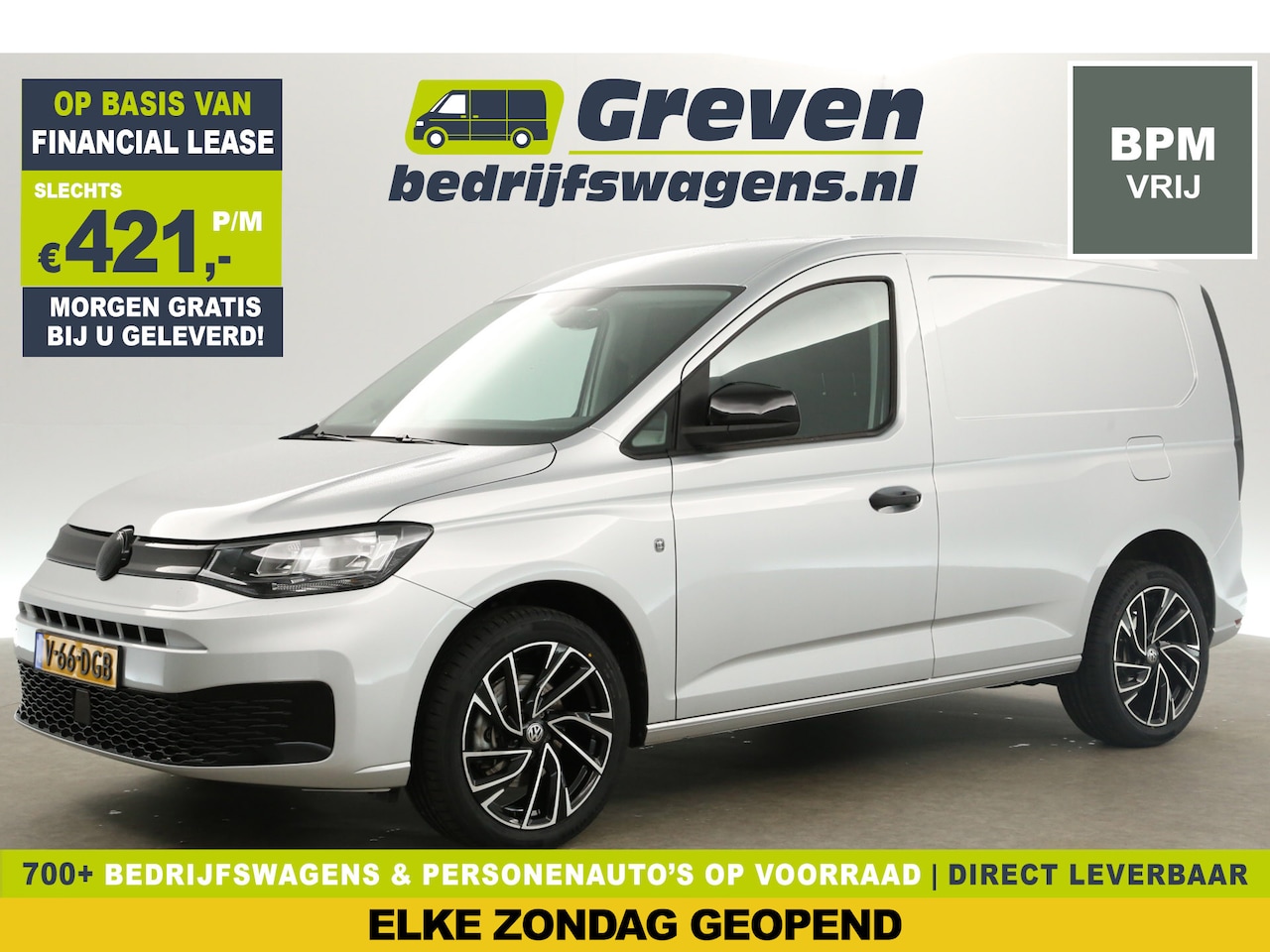 Volkswagen Caddy - 2.0 TDI L1H1 123PK | BPM Vrij | Clima Carplay Cruise PDC 18"LMV Elektrpakket Schuifdeur - AutoWereld.nl