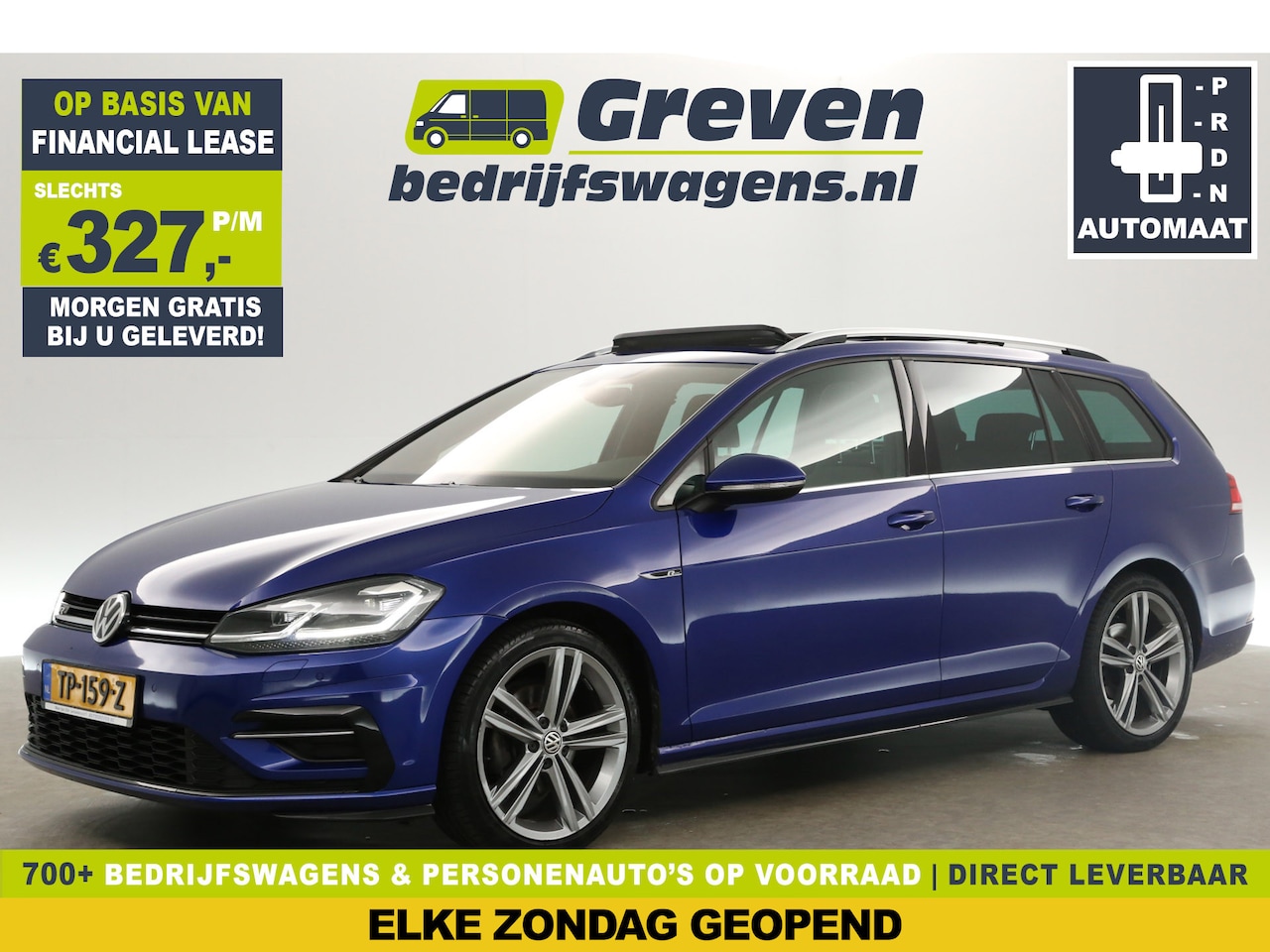 Volkswagen Golf Variant - 1.5 TSI R-line 150PK Automaat Pano Clima Camera Carplay ACC Virtual Navi DSG LED 18"LMV St - AutoWereld.nl