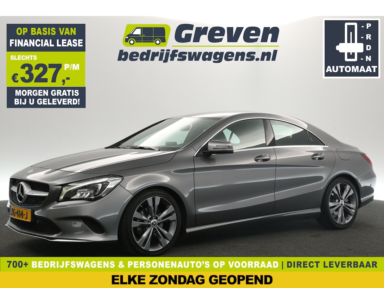 Mercedes-Benz CLA-Klasse - 180 AMG Automaat Airco Cruise Camera Navi 18"LMV LED - AutoWereld.nl