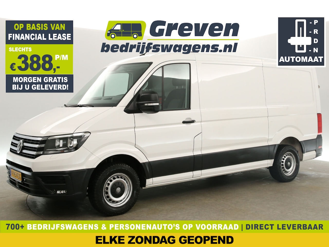 Volkswagen Crafter - 35 2.0 TDI L3H2 177PK | 3000KG Trekgew. DSG Automaat Airco Camera Carplay Cruise Massagest - AutoWereld.nl