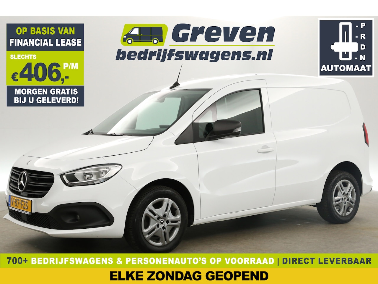 Mercedes-Benz Citan - 110 CDI L1H1 Automaat Airco Carplay Cruise PDC 16''LMV Stoelverwarming Schuifdeur - AutoWereld.nl