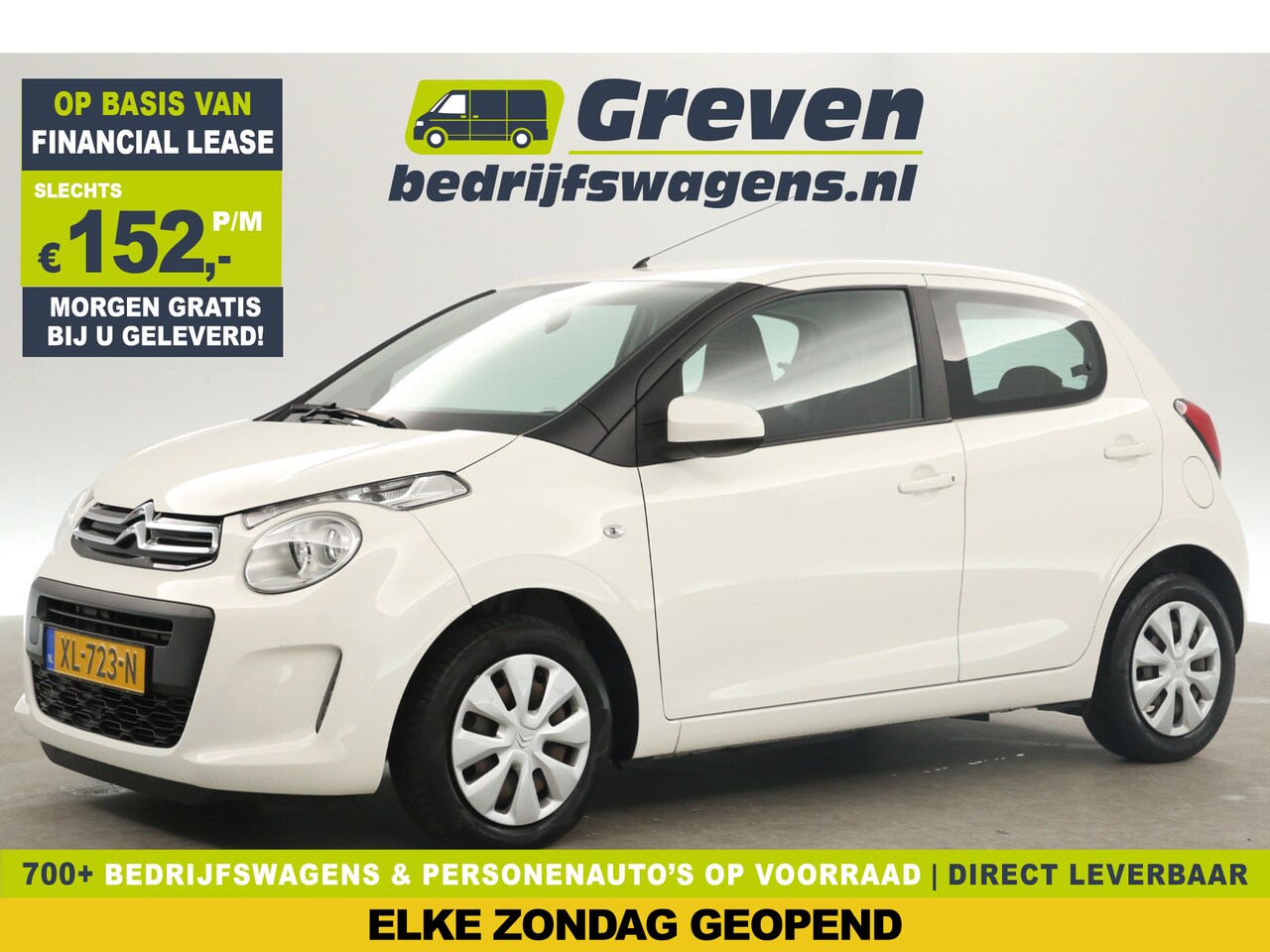 Citroën C1 - 1.0 VTi Airco LED Cruisecontrol Bluetooth - AutoWereld.nl