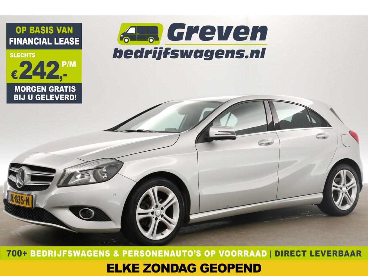 Mercedes-Benz A-klasse - 180 AMG Airco Navigatie PDC Stoelverwarming 17"LMV - AutoWereld.nl