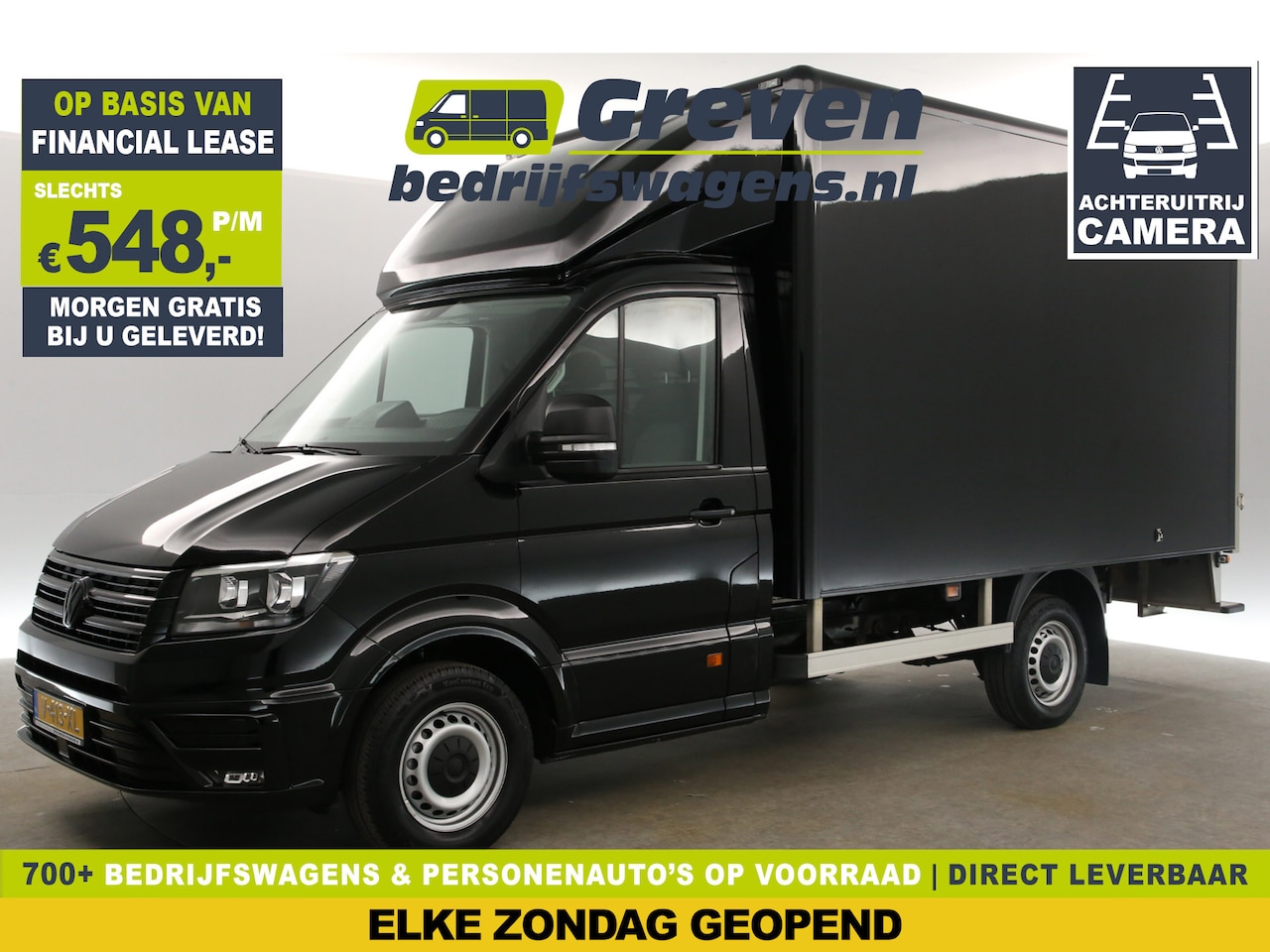 Volkswagen Crafter - 35 2.0 TDI | 140PK Bakwagen | Laadbak 3.80m Lang | Airco Camera Carplay Cruise Elektrpakke - AutoWereld.nl