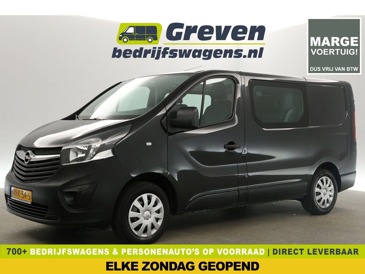 Opel Vivaro - 1.6 CDTI L1H1 | Marge | Dubbele Cabine | 5 Persoons Airco Cruise Elektrpakket Trekhaak - AutoWereld.nl