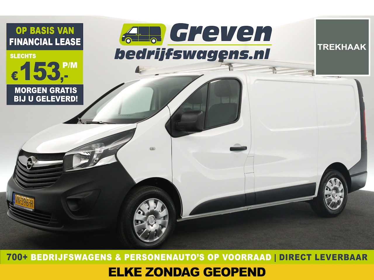 Opel Vivaro - 1.6 CDTI L1H1 Airco Cruise PDC 3 Persoons Imperiaal LED Elektrpakket Trekhaak - AutoWereld.nl