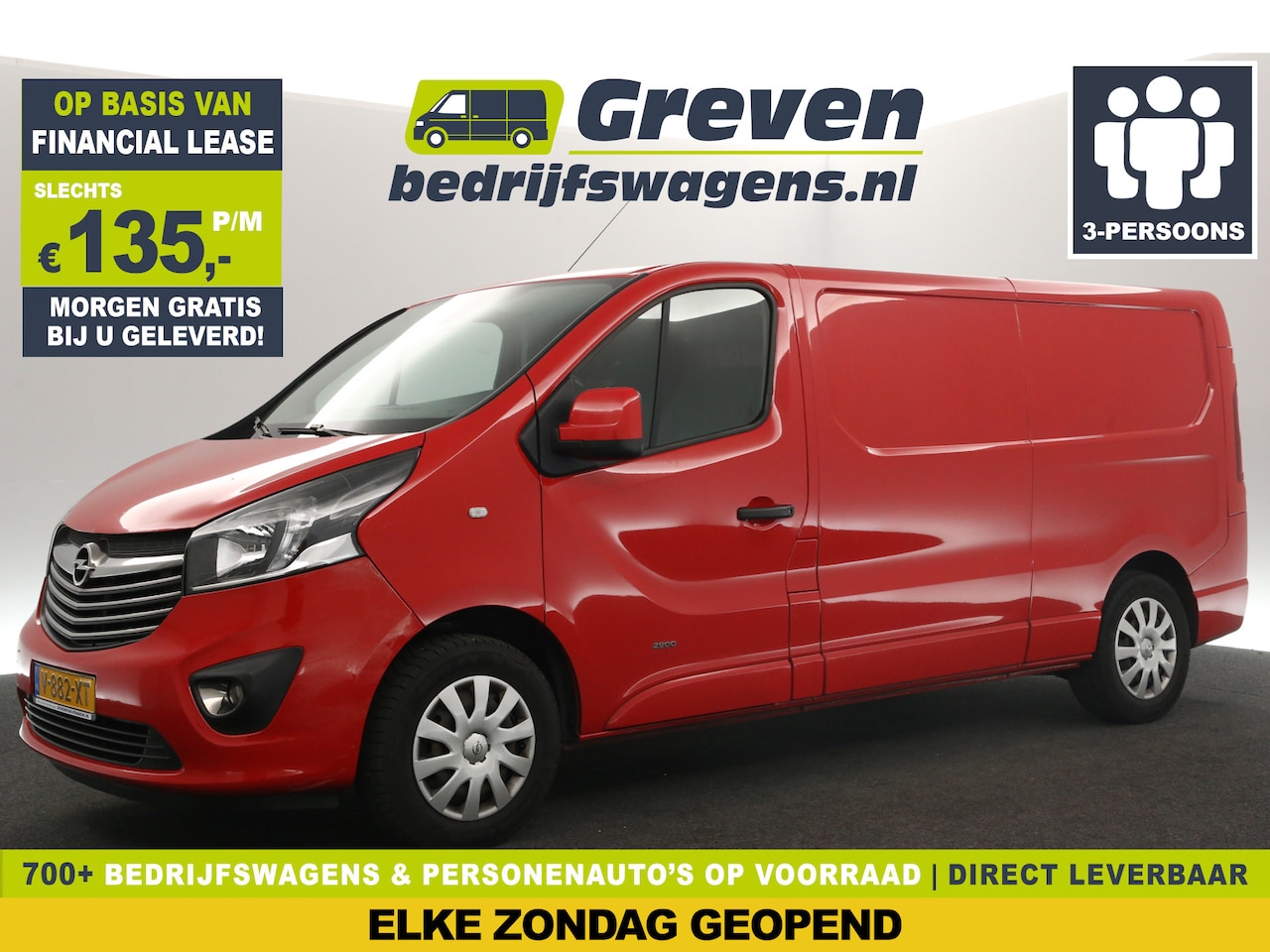 Opel Vivaro - 1.6 CDTI L2H1 141PK Airco Cruise 3 Persoons Parkeersensoren Elektrpakket Schuifdeur - AutoWereld.nl