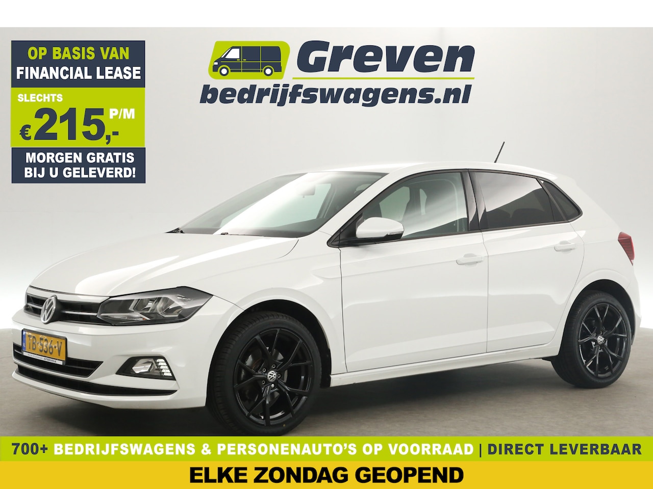 Volkswagen Polo - 1.6 TDI Airco Adaptive-Cruise Carplay Navigatie LED 17''LMV - AutoWereld.nl