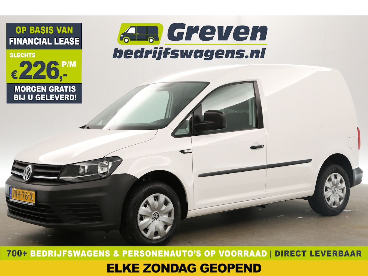 Volkswagen Caddy - 2.0 TDI L1H1 Elektrpakket Geïsoleerde Laadruimte Schuifdeur Start/Stop - AutoWereld.nl