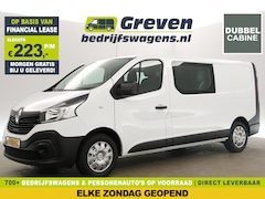 Renault Trafic - 1.6 dCi T29 L2H1 Dubbele Cabine | 6 Persoons | Airco Cruise PDC Elektrpakket Trekhaak