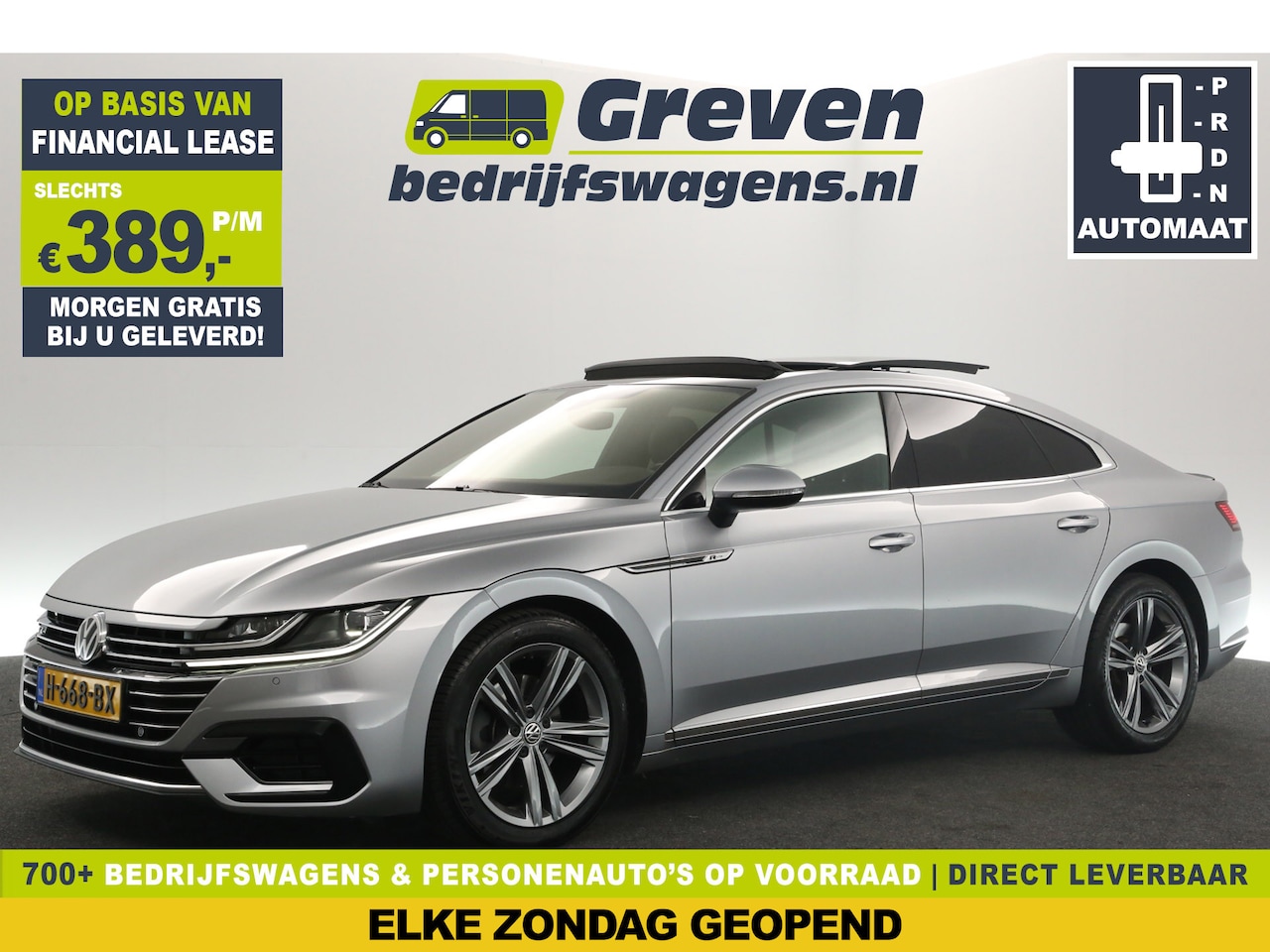 Volkswagen Arteon - 1.5 TSI R-line 150PK DSG Automaat Pano Sfeerverl. ACC Clima Carplay PDC Navi LED Stoelverw - AutoWereld.nl