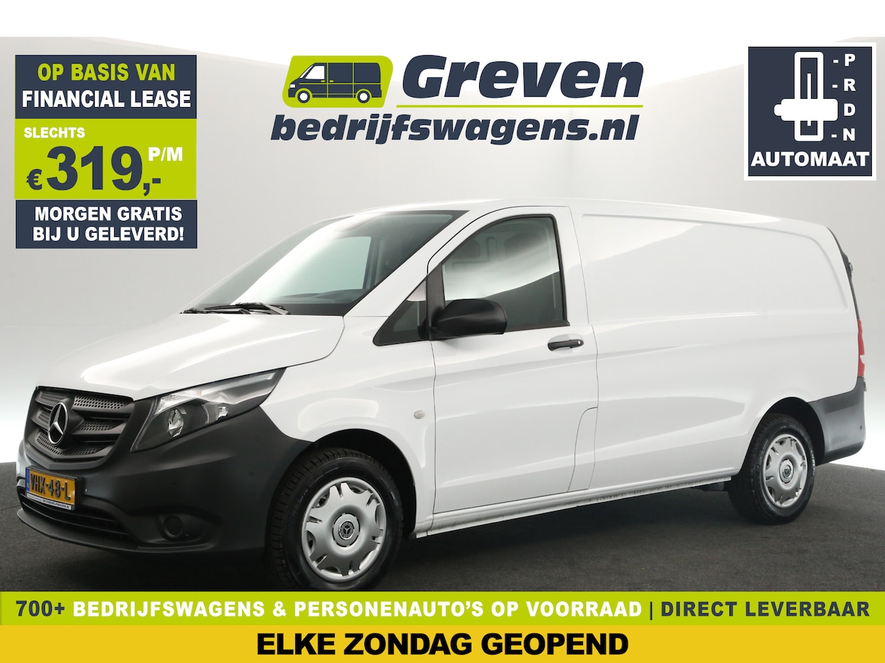 Mercedes-Benz Vito - 116 CDI Lang 164PK Airco Camera Carplay Cruise Navi PDC Elektrpakket Schuifdeur Trekhaak - AutoWereld.nl