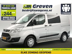 Ford Transit Custom - 270 2.0 TDCI L1H1 Airco 2xSchuifdeur Cruise Navigatie PDC 3 Persoons Sidebars Trekhaak