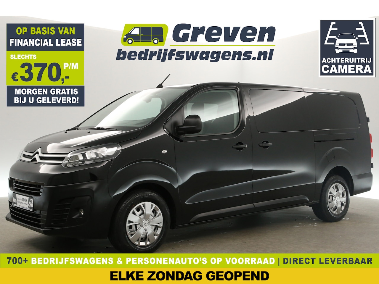 Citroën Jumpy - 2.0 HDi L3H1 Dubbele Cabine 6 Persoons Airco Cruise 2xSchuifdeur  Carplay 360Camera Navi P - AutoWereld.nl