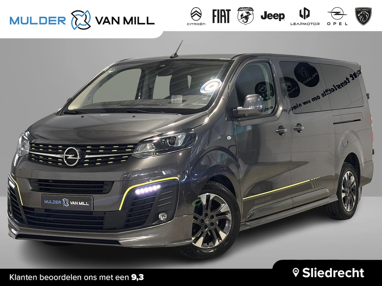 Opel Vivaro - 2.0 CDTI 177pk L3 DC Innovation+ EAT8 Automaat |IRMSCHER SPORT|2x SCHUIFDEUR|ALCANTARA/LED - AutoWereld.nl