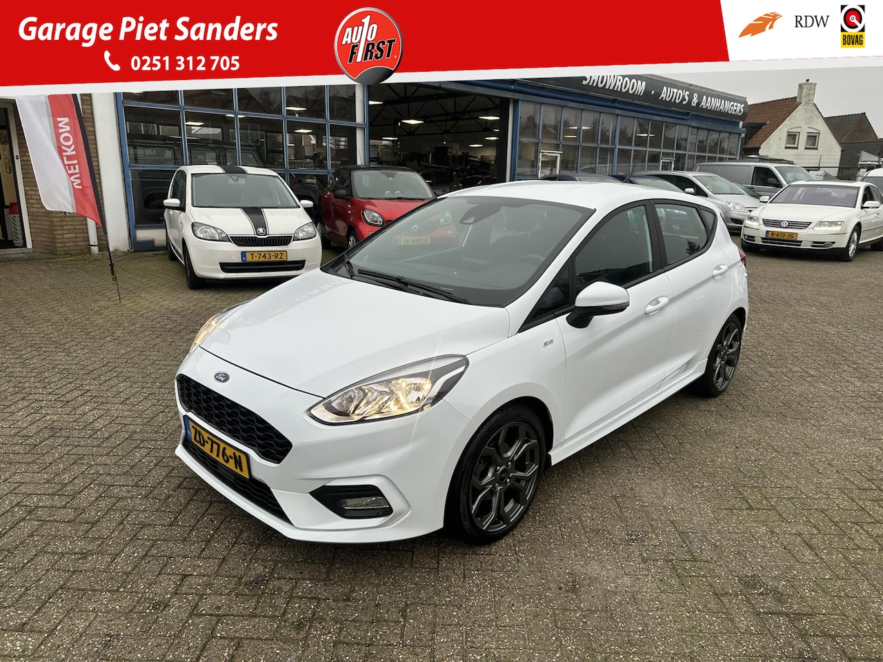 Ford Fiesta - 1.0 EcoBoost ST-Line I Clima I Adap. Cruise I PDC I Voorruitverw. I NL-Auto - AutoWereld.nl