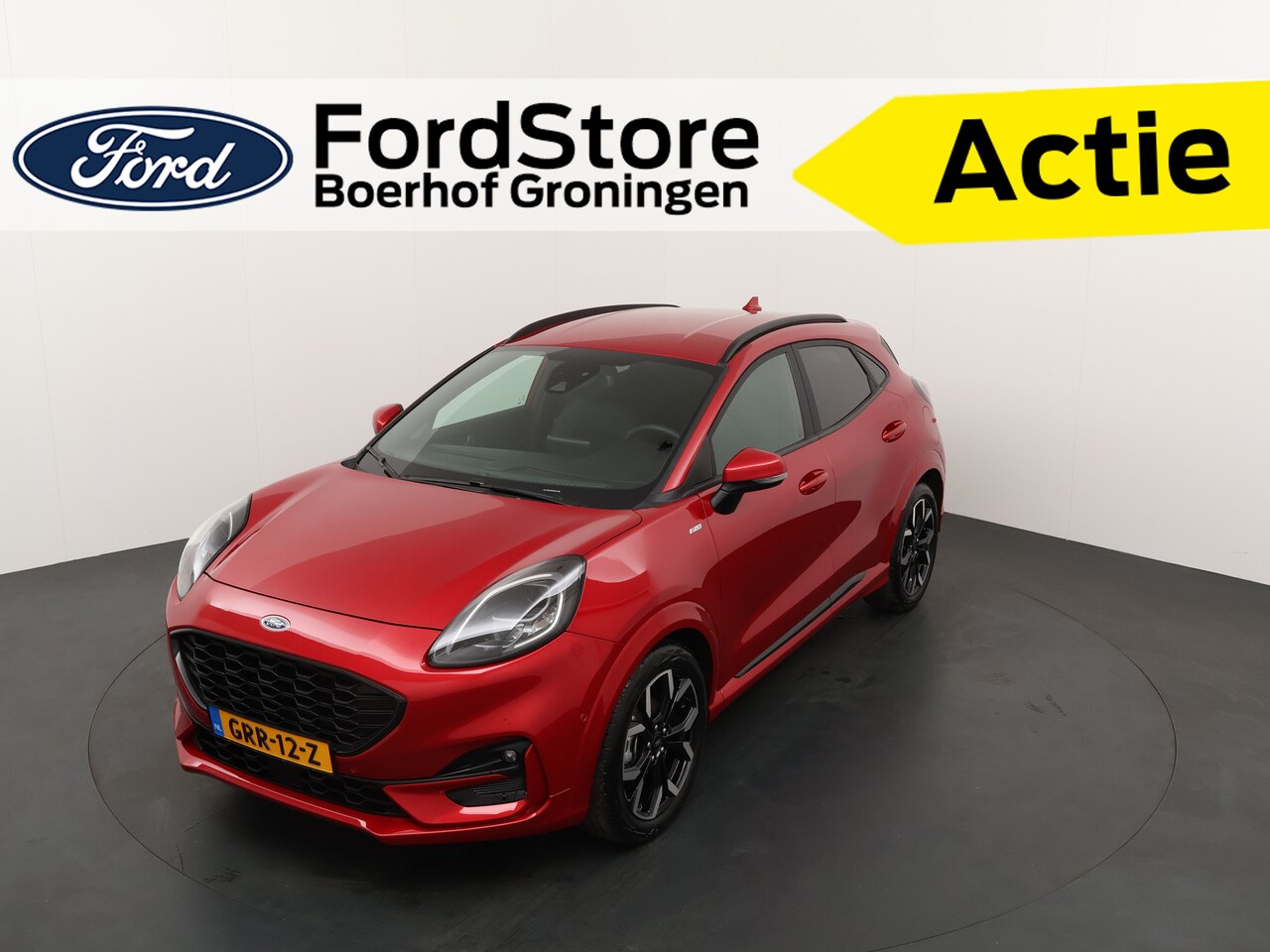 Ford Puma - EcoBoost Hybrid 125 pk ST-Line X | Camera | LED | B&O | Half leer | 18" | Apple Carplay | - AutoWereld.nl