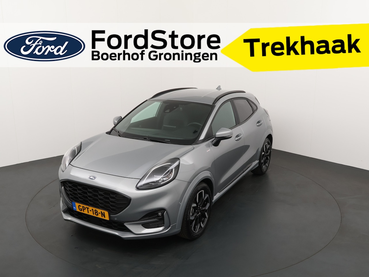 Ford Puma - EcoBoost Hybrid 125 pk ST-Line X Trekhaak | Camera | LED | B&O | Half leer | 18" | Apple C - AutoWereld.nl