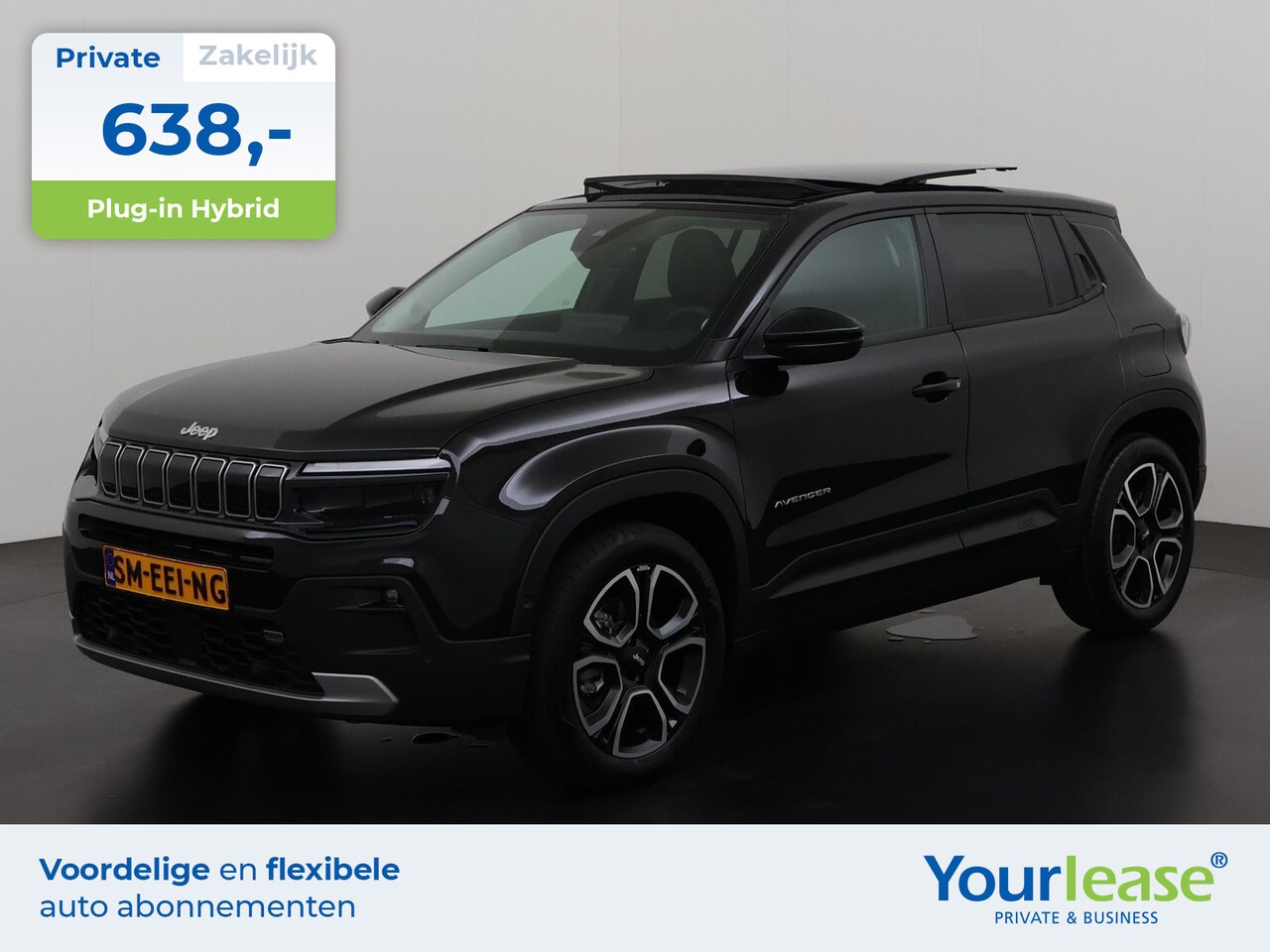 Jeep Avenger - 1.2 e-Hybrid Summit Automaat | All-in 638,- Private Lease | Zondag Open! - AutoWereld.nl