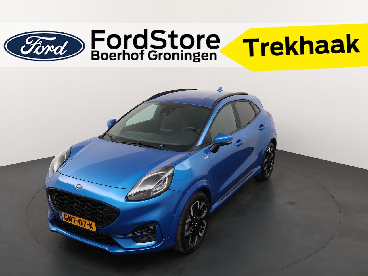 Ford Puma - EcoBoost Hybrid 125 pk ST-Line X Trekhaak | Camera | LED | B&O | Half leer | 18" | Apple C - AutoWereld.nl