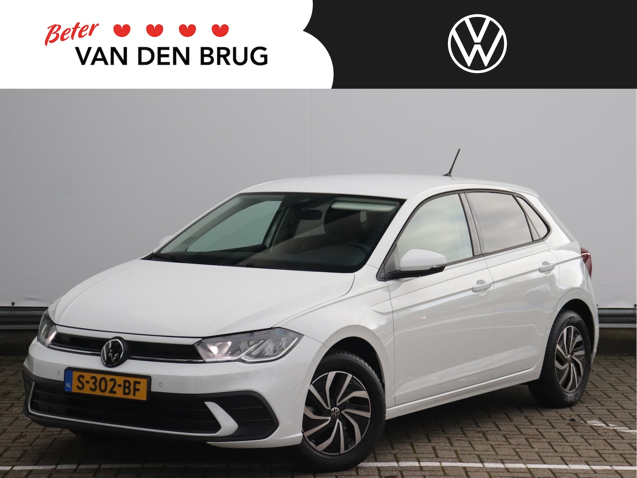 Volkswagen Polo - 1.0 TSI Life 95pk | App-Connect | Climatronic | LED | Travel Assist | Getint glas achter | - AutoWereld.nl