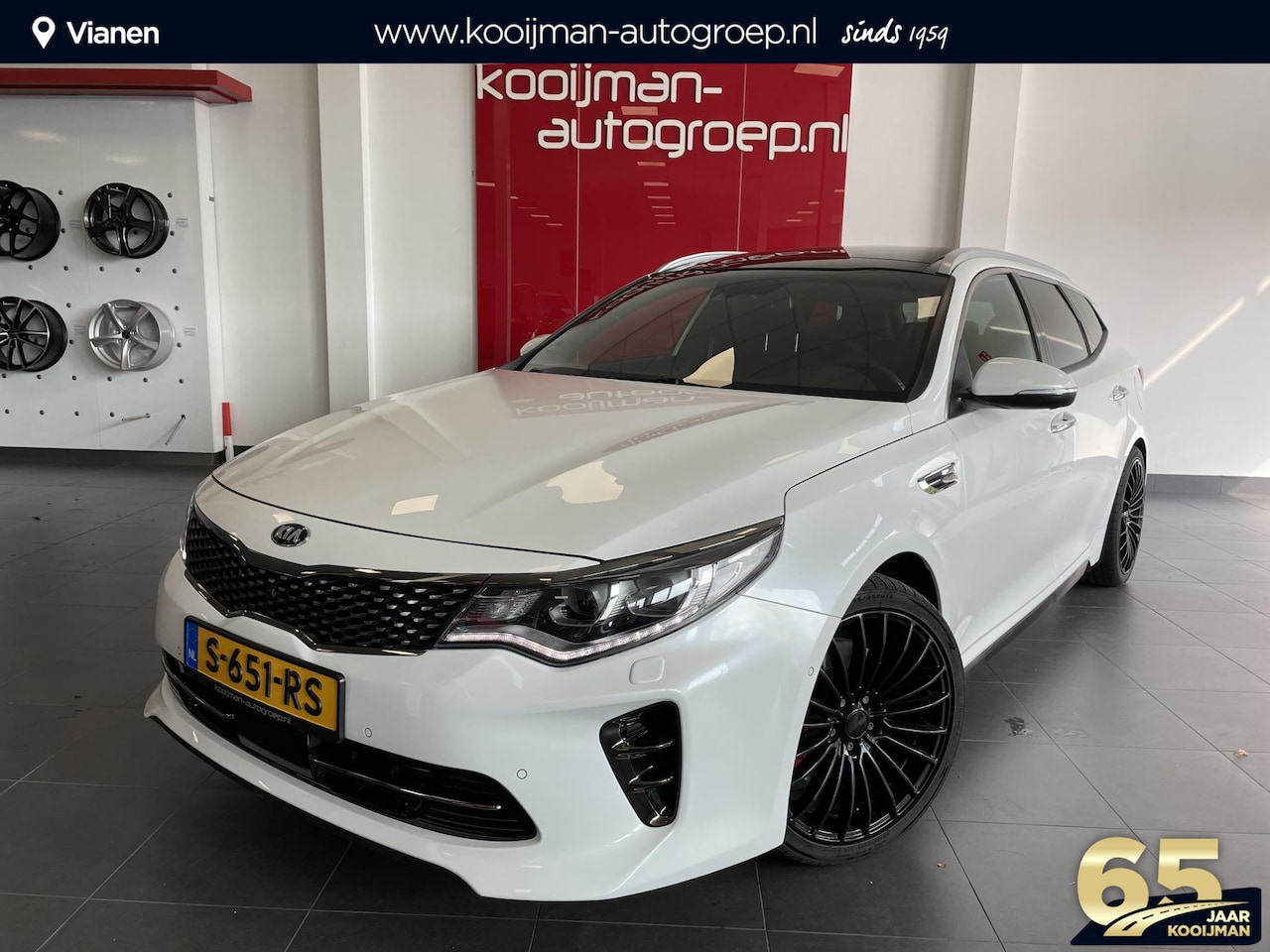 Kia Optima Sportswagon - 2.0 T-GDi GT benzine 245PK! 360" camera, Harman Kardon Full option. - AutoWereld.nl