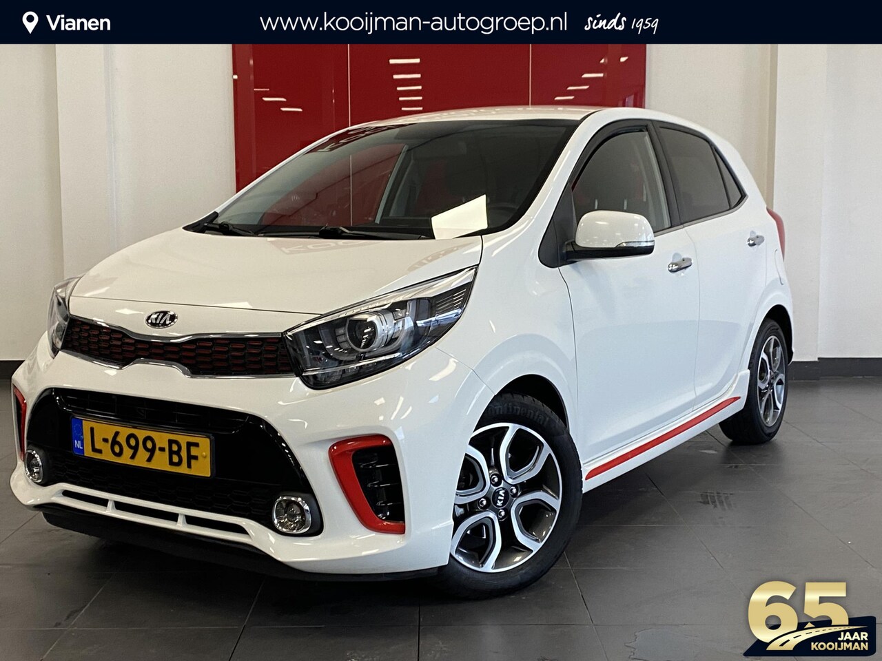 Kia Picanto - 1.0 MPi GT-Line | Lederen Bekleding | Sportstuur | Cruise control | Start/Stop systeem | F - AutoWereld.nl