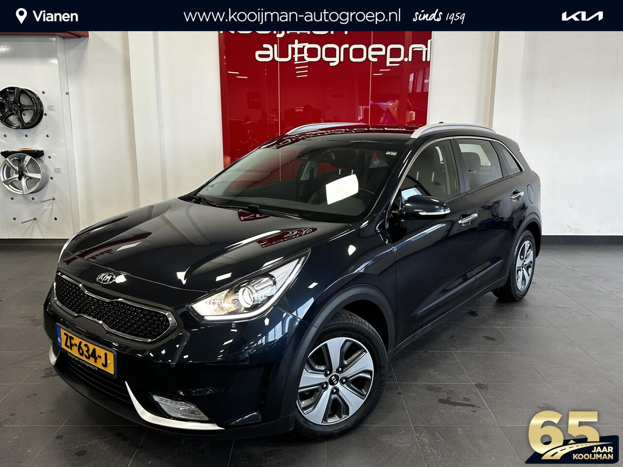 Kia Niro - 1.6 GDi Hybrid DynamicLine | NL auto | Cruise control | Achteruitrij camera | Apple Carpla - AutoWereld.nl