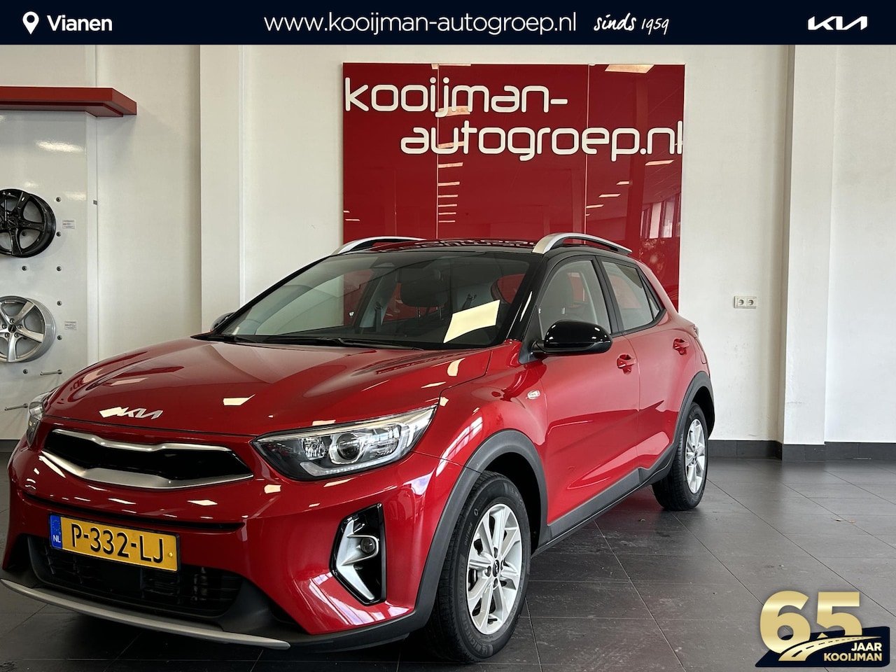 Kia Stonic - 1.0 T-GDi MHEV DynamicLine | Two-Tone uitvoering met zwart dak | Apple Carplay/Android aut - AutoWereld.nl