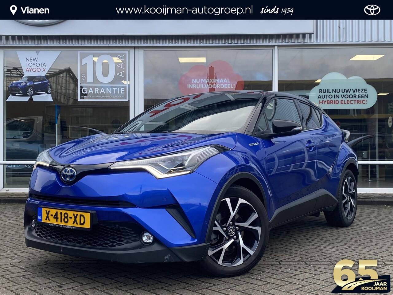 Toyota C-HR - 1.8 Hybrid Bi-Tone + Premium Pack, Bomvol Luxe o.a. Stoel/stuurverwarming, Automatisch inp - AutoWereld.nl