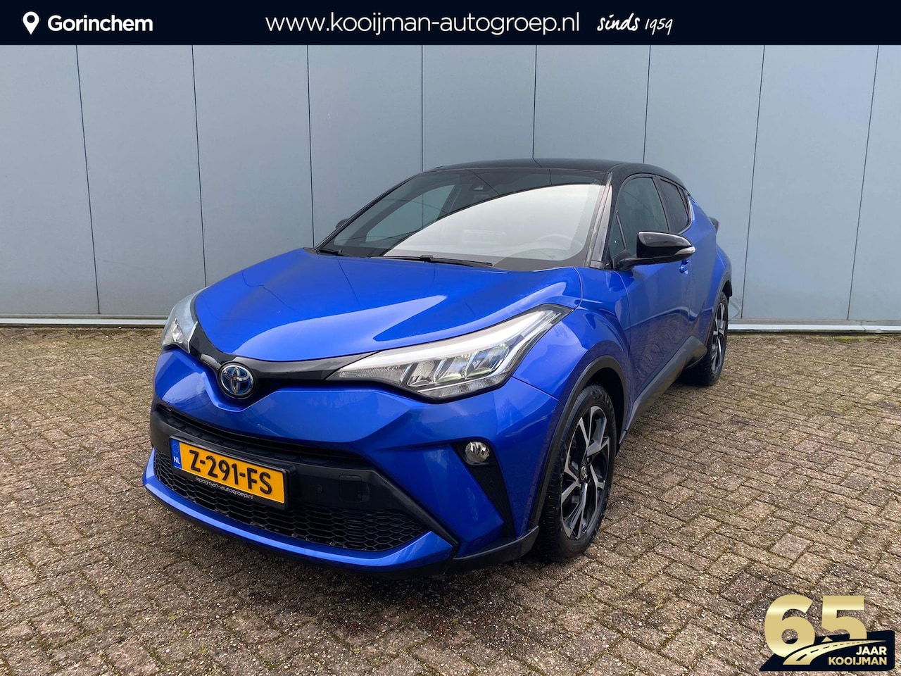 Toyota C-HR - 2.0 Hybrid Business Plus | 10 JAAR GARANTIE | Two-Tone Blauw/Zwart | 184 PK | Navigatie | - AutoWereld.nl