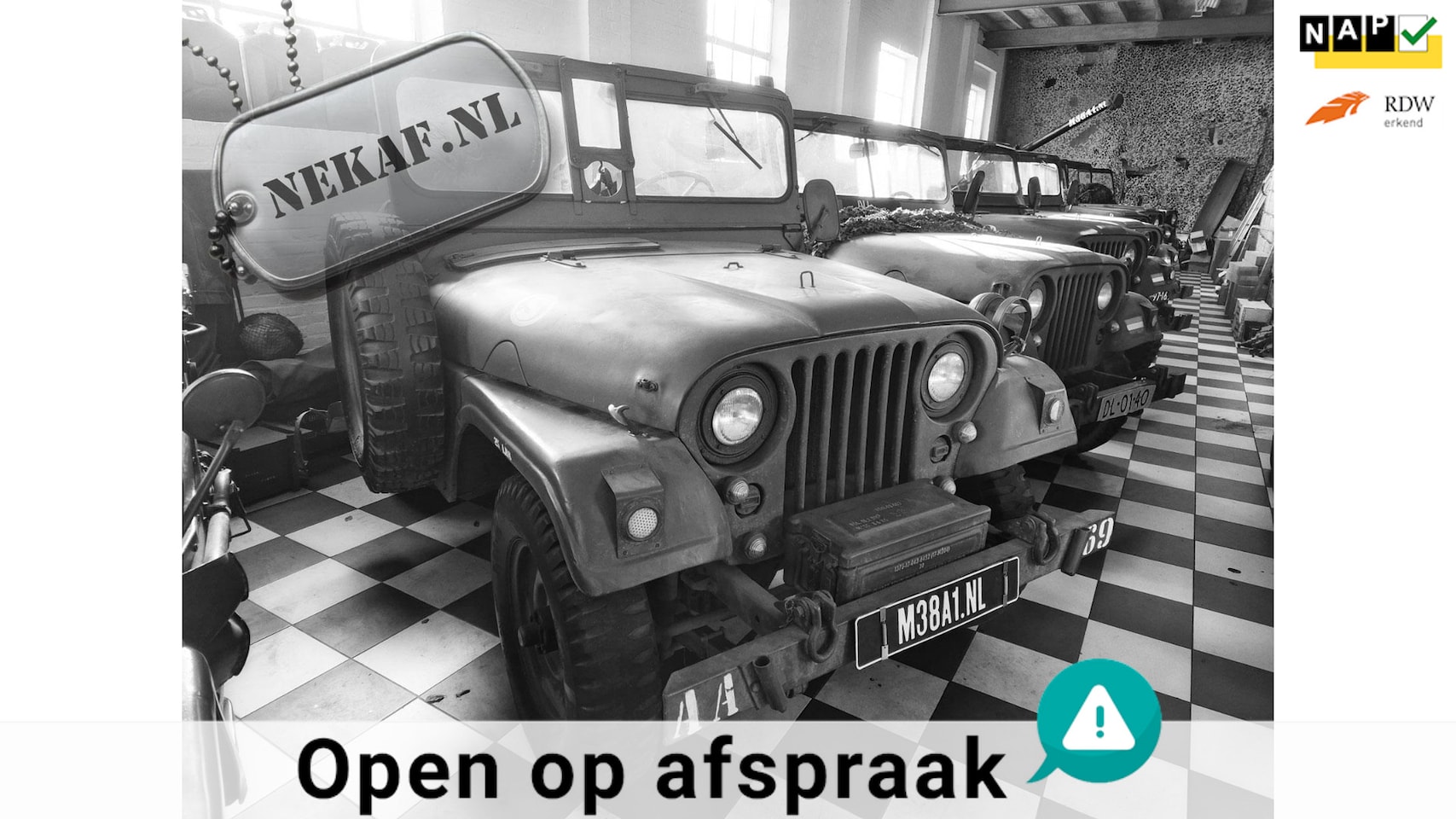 Jeep Nekaf - Willys (M38a1) TLV uitvoering - AutoWereld.nl