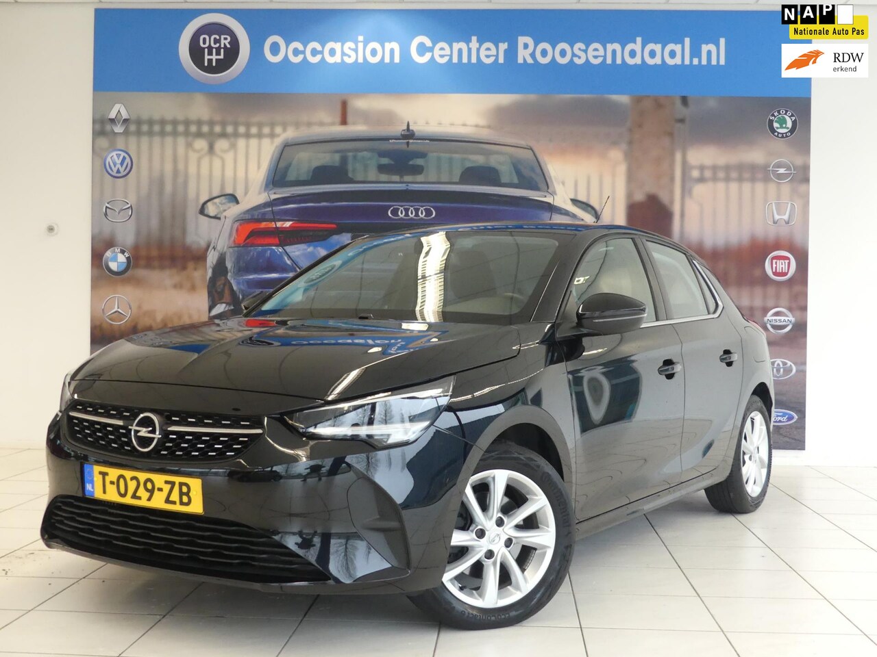 Opel Corsa - 1.2 101PK Automaat Elegance Airco 5-Drs Digital Dashboard LED+Xenon Navigatie Rijklaarprij - AutoWereld.nl