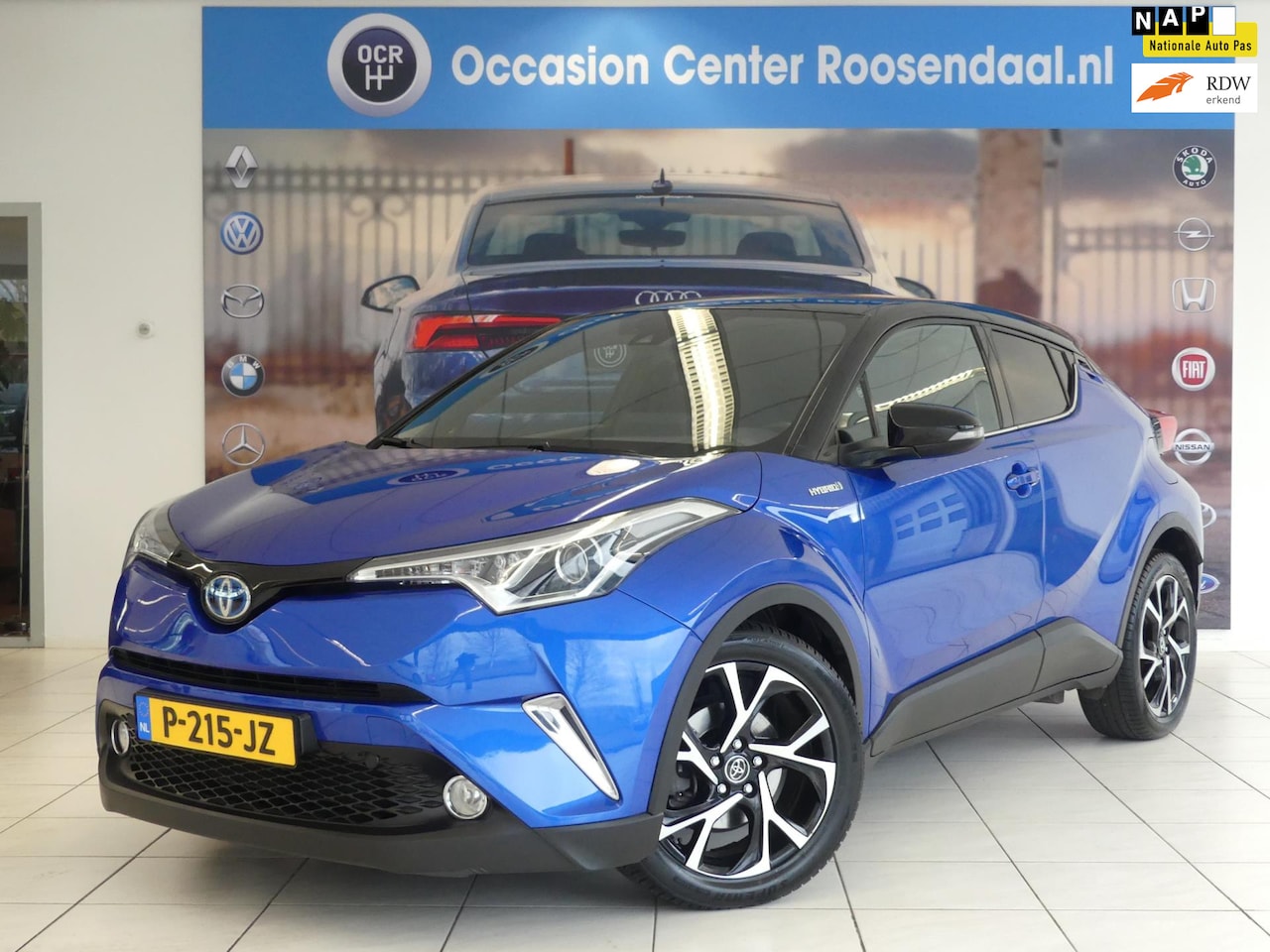 Toyota C-HR - 1.8 Hybrid Dynamic ECC Navigatie Keyless Lane Assist LED Cruise Control Rijklaarprijs - AutoWereld.nl