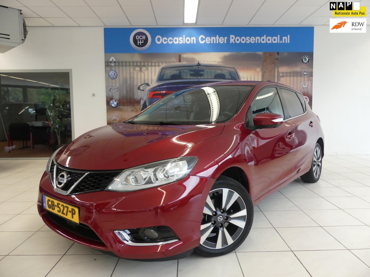 Nissan Pulsar - 1.2 DIG-T Tekna Stoelverwarming Trekhaak Xenon Navi Camera360 PDC NAP! 2e Eigenaar! - AutoWereld.nl