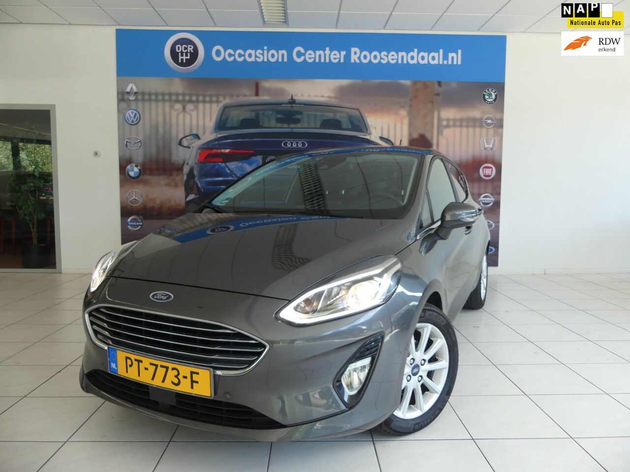 Ford Fiesta - 1.0 EcoBoost Titanium Nieuw-model Keyless Navi Clima LMV PDC Voor/Achter Rijklaarprijs - AutoWereld.nl