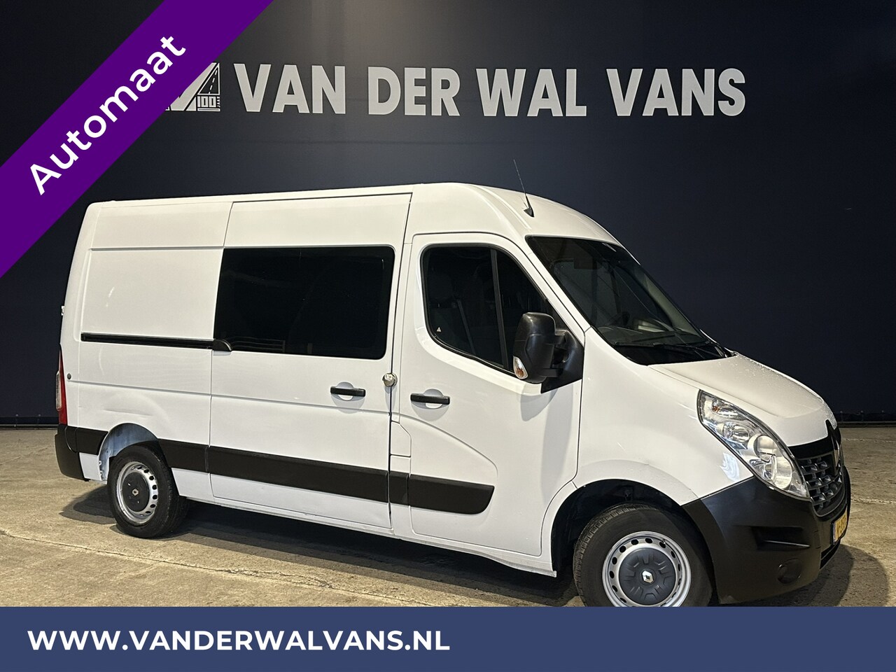 Renault Master - 2.3 dCi 170pk Automaat L2H2 Euro6 Airco | Navigatie | Trekhaak | Parkeersensoren Cruisecon - AutoWereld.nl