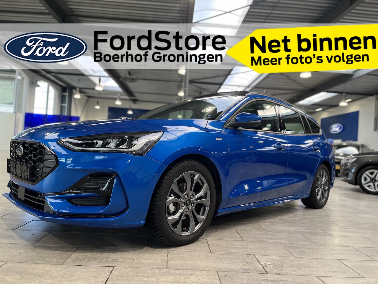 Ford Focus Wagon - EcoBoost Hybrid 125 pk ST Line | Trekhaak | Pano | Winter Pack | B&O | Adapt. Cruise | AGR - AutoWereld.nl