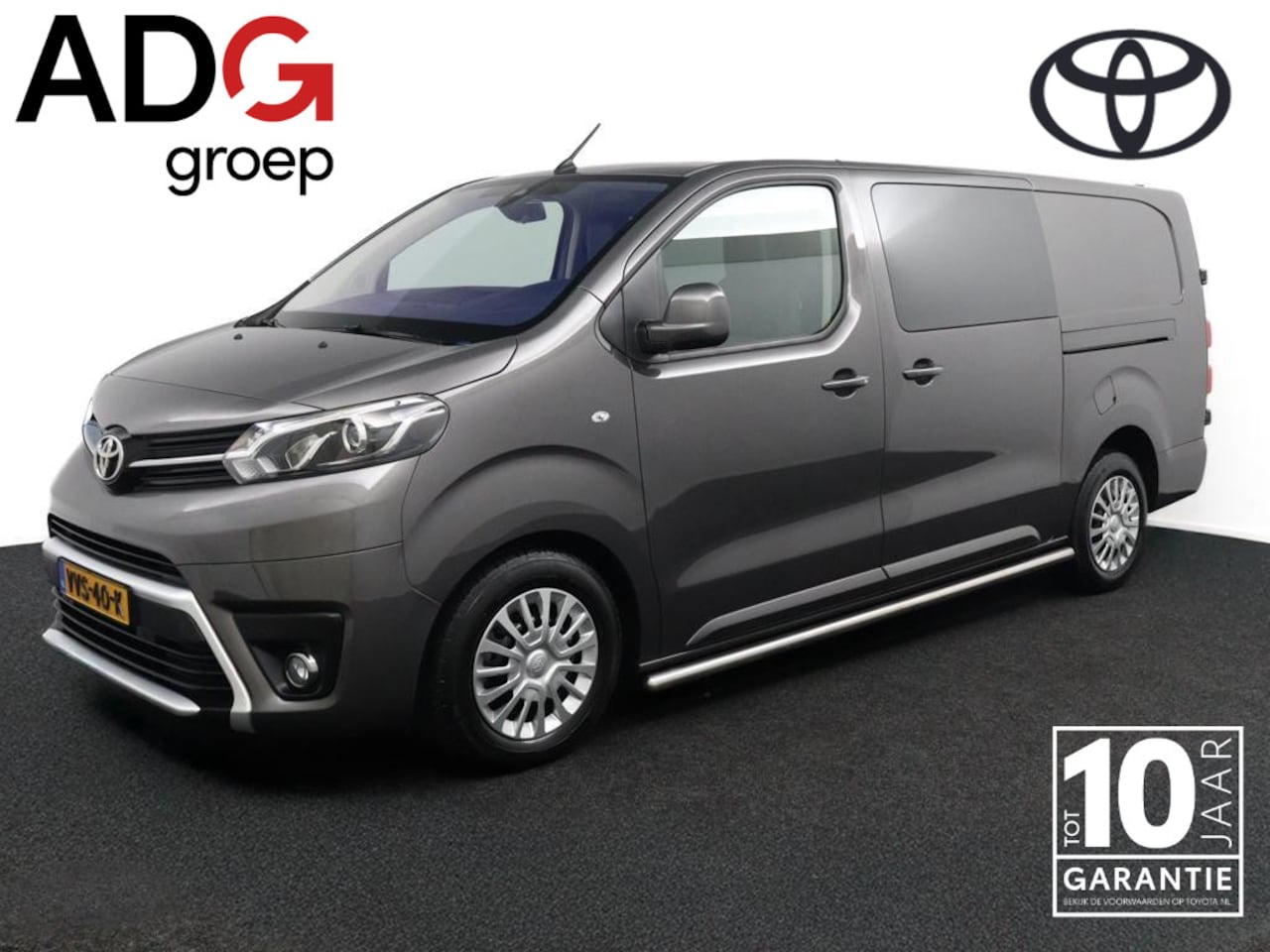 Toyota ProAce Worker - 2.0 D-4D Professional DC | 177PK Automaat | Dubbele Cabine | Lederen Bekleding | Navigatie - AutoWereld.nl