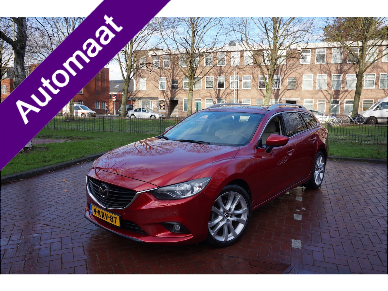 Mazda 6 Sportbreak - 2.5 GT-M NL AUTO DEALER ONDERHOUDEN AUTOMAAT....... - AutoWereld.nl