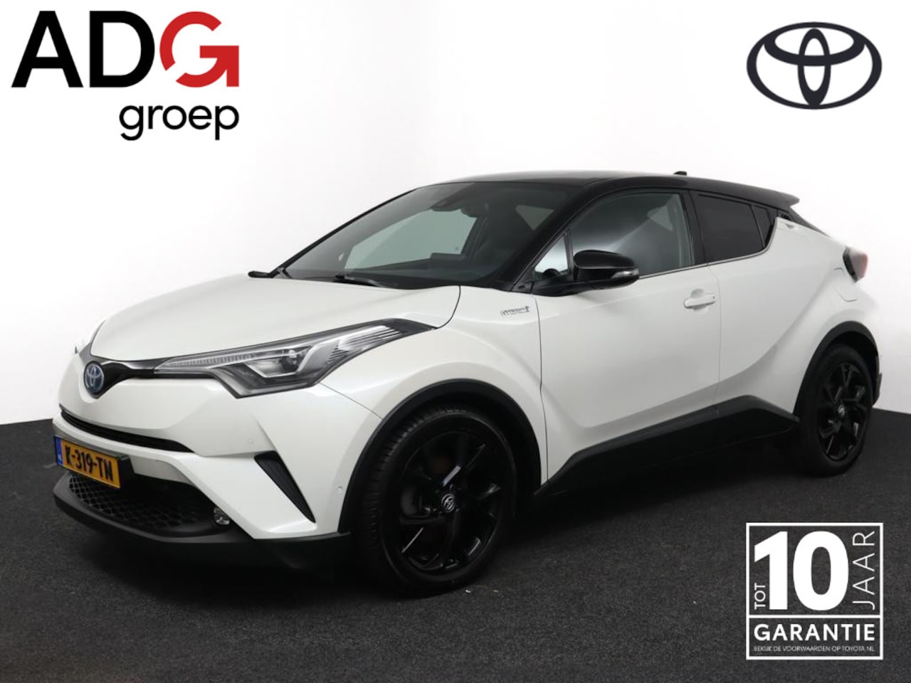 Toyota C-HR - 1.8 Hybrid Bi-Tone | LED verlichting | Adaptive Cruise Control | Lederen bekleding | Stoel - AutoWereld.nl