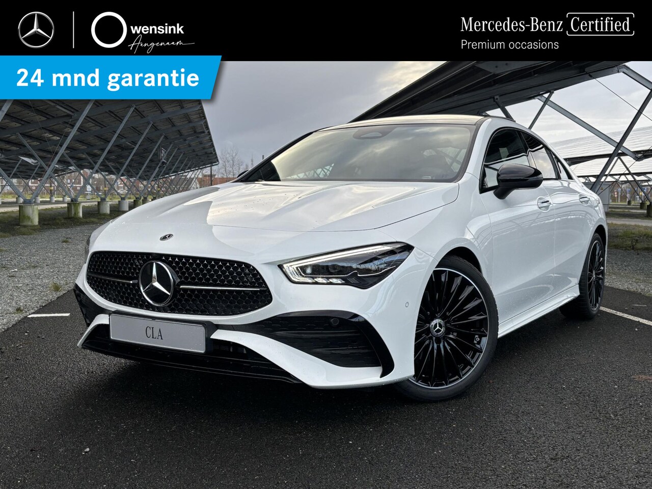 Mercedes-Benz CLA-Klasse - Coupe 180 AMG Line | Panorama-schuifdak | Parkeercamera | Stoelverwarming | Sfeerverlichti - AutoWereld.nl