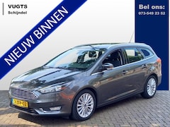 Ford Focus Wagon - 1.0 EcoBoost 125-pk Titanium First Edition 1200 kg geremd aanhangwagen gewicht