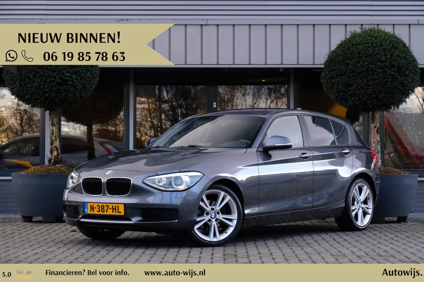 BMW 1-serie - 118i High Executive|Xenon|Groot Navi|LM-Velg|Stoelverw - AutoWereld.nl