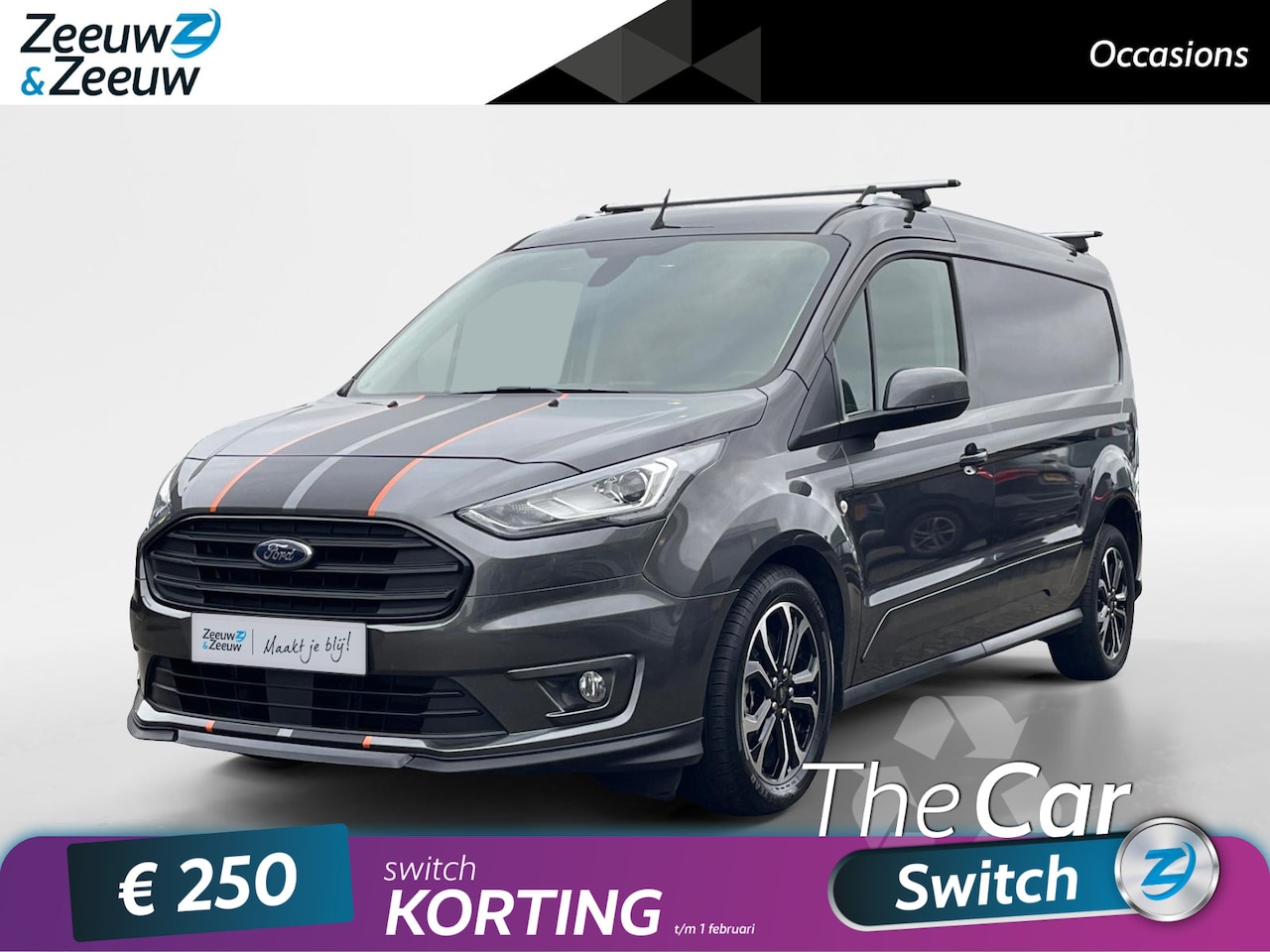 Ford Transit Connect - 1.5 EcoBlue L2 Sport | Dealer onderhouden | Automaat | Navigatie | Apple carplay & Android - AutoWereld.nl