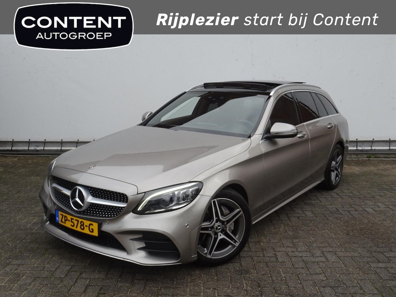 Mercedes-Benz C-klasse Estate - C200 AMG Line Plus Upgrade |Panoramadak - AutoWereld.nl