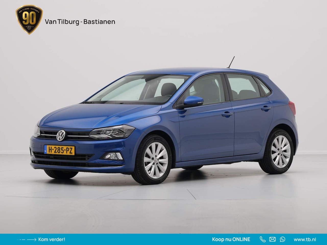 Volkswagen Polo - 1.0 TSI 95pk DSG Highline Navigatie Pdc Clima Lm Velgen - AutoWereld.nl