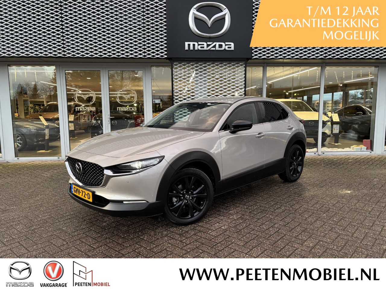 Mazda CX-30 - 2.0 e-SkyActiv-G M Hybrid Homura Automaat | NIEUWSTAAT | ADAPTIVE CRUISE | ELEKTRISCHE ACH - AutoWereld.nl