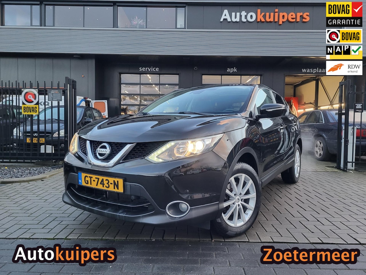 Nissan Qashqai - 1.2 | Panoramadak, camera, cruise control en climate control - AutoWereld.nl